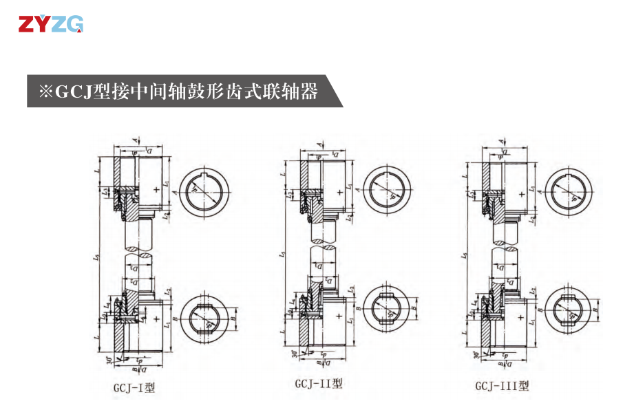 GCJ  型接中间轴鼓形齿式香蕉视频软件